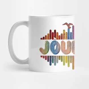 Tone Color Wave With Name-Journey Mug